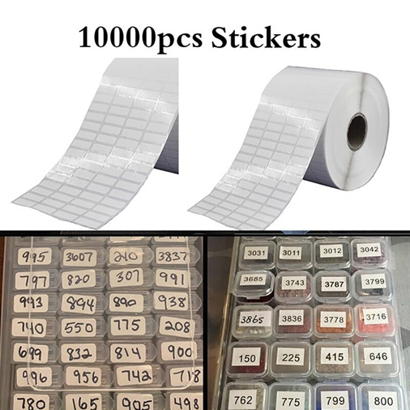 1 Roll Stickers Diamond Classification Storage Distinguish Label Stickers Diamond Painting Accessory Embroidery Tools: Default Title