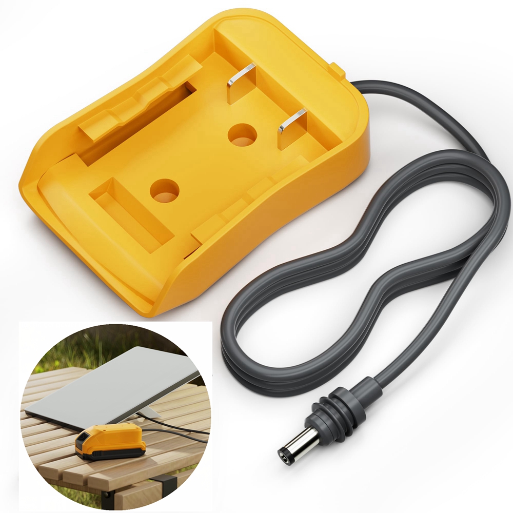 For Starlink Mini DC Power Cable For Dewalt 18V-20V Battery Adapter 18AWG Cable Plug and Play for Starlink Mini Accessories