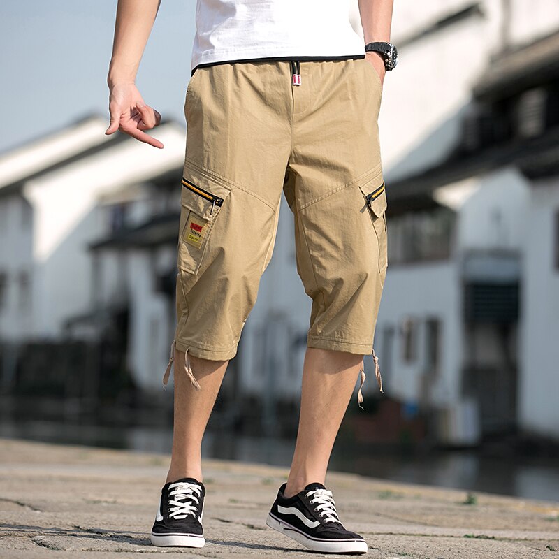 Zomer Mode Slim Afslanken Effen Kleur Lace-Up Broek Mannen Dragen Broek 887 #: 36 / 2