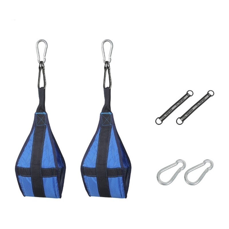 Pull Up Bar Hanging Leg Raiser Fitness with D-ring Steel Quick Connectors, Arm Padding for Abdominal Training Equipment