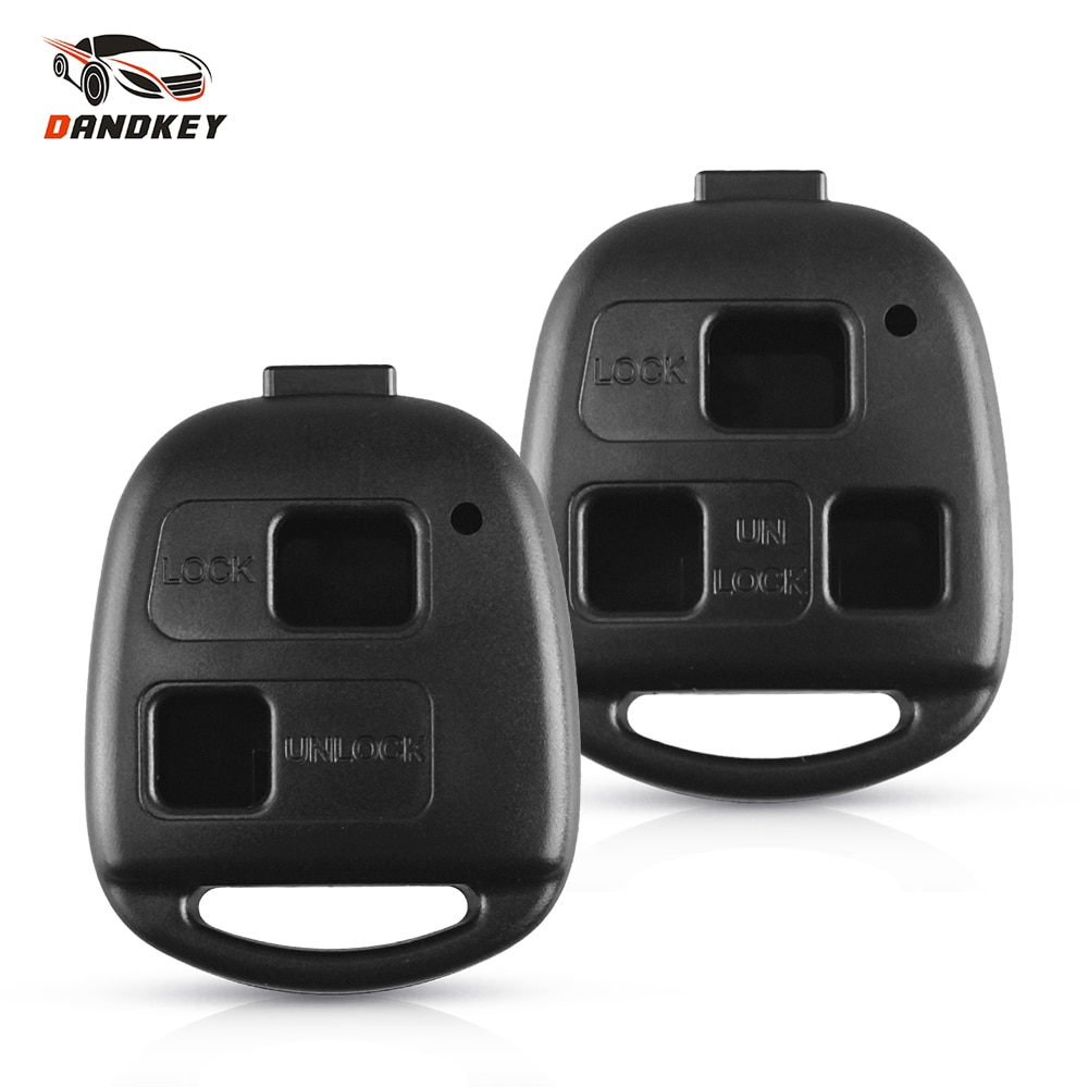 Dandkey Afstandsbediening 2/3 Button Afstandsbediening Sleutel Shell Geen Blade Case Voor Lexus RX300 Voor Toyota RAV4 Yaris Prado Corolla Land cruiser Tarago 