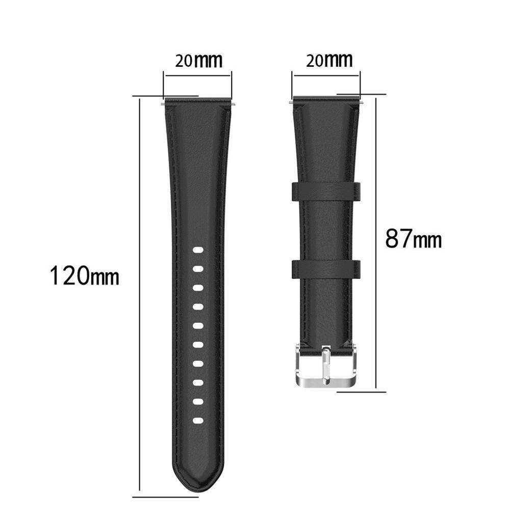 Leather Replacement Watch Band Buckle Wrist Band Strap for Nokia Steel HR 36MM / 40MM luxury brown