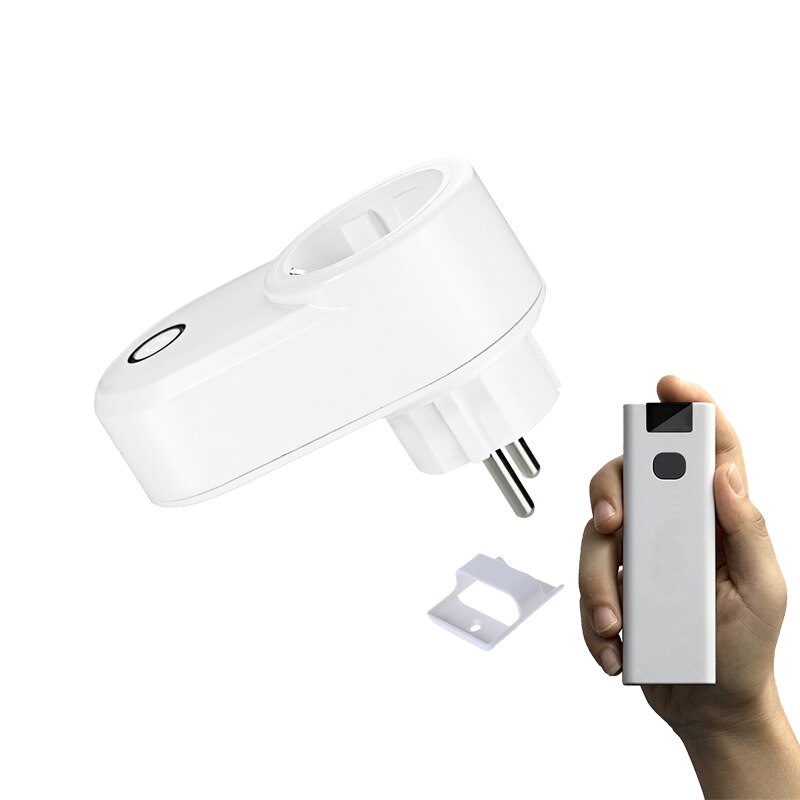 433 Mhz Wireless Remote Control Switch EU FR Socket AC220V Smart Switch Universial Plug15A Electrical Outlets Adapters For Light: 1 RC 1 B