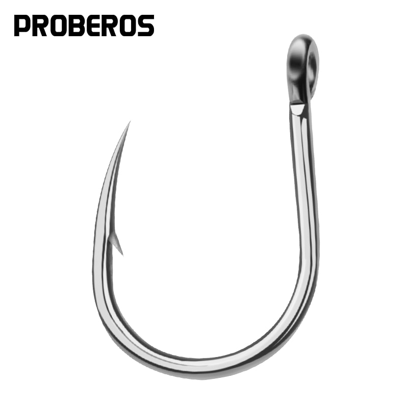 Proberos Saltwater Vishaak 20Pc Jigging Haak 1/0 #-13/0 # Model Rvs Vishaak Gemaakt In Taiwan