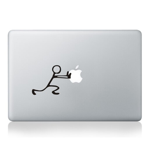 Funny Cartoon Laptop Partial Sticker for Apple Macbook Pro Air Retina 11 12 13 15 Laptop PVC Vinyl Decal laptop Skin Sticker: MB black-Part A(22)