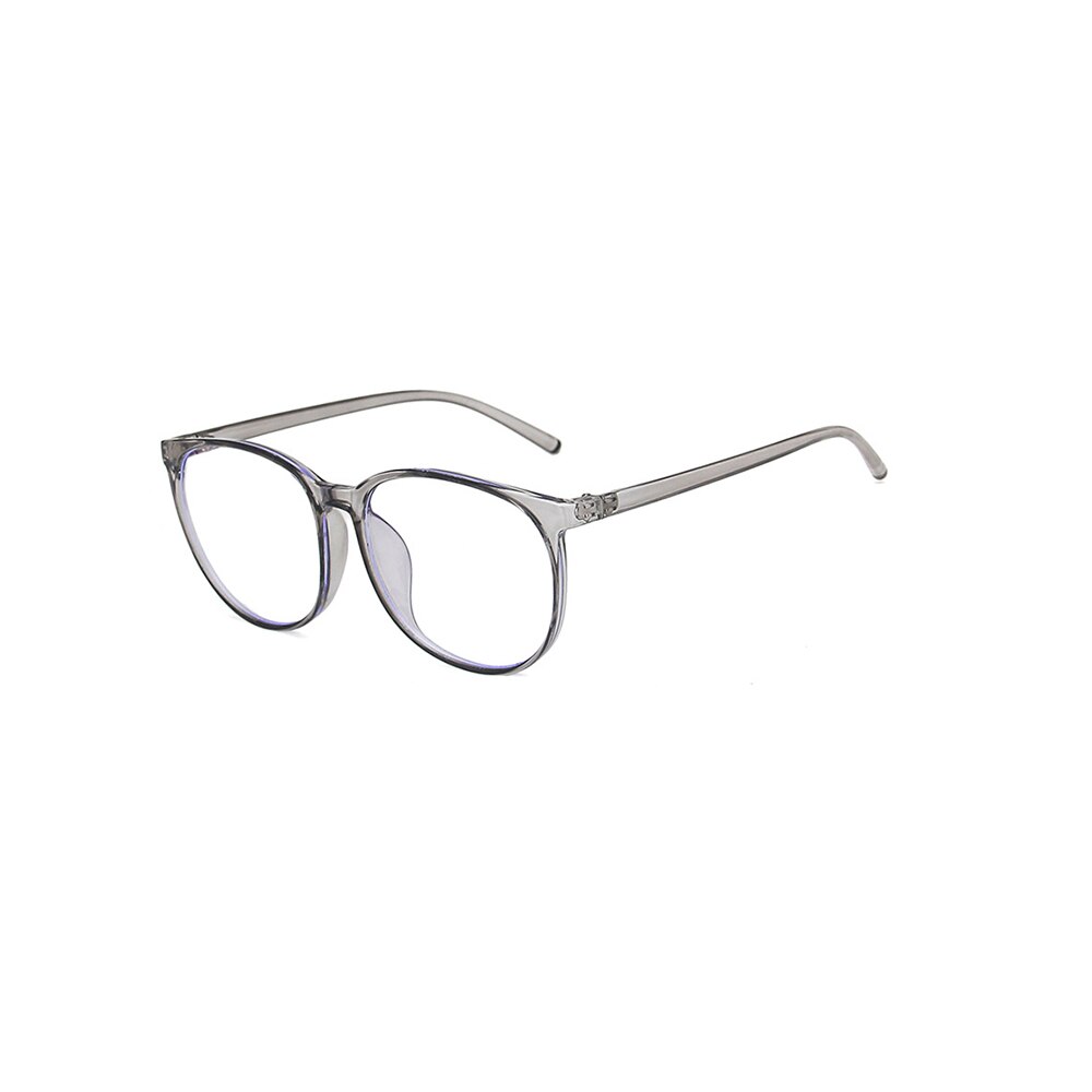 FS Optical Retouching Big Face Blue Light Blocking Glasses Transparent Women Anti Bluelight Glasses Oversize Frame: C5