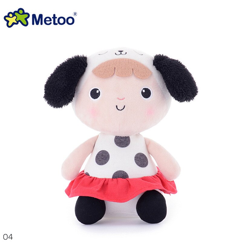 Metoo Baby Meisje Pop Cartoon Speelgoed Dieren Zacht Speelgoed Voor Meisjes Kinderen Jongens Kawaii Baby Pluche Speelgoed Verjaardagsfeestje: A04-22x15x11cm