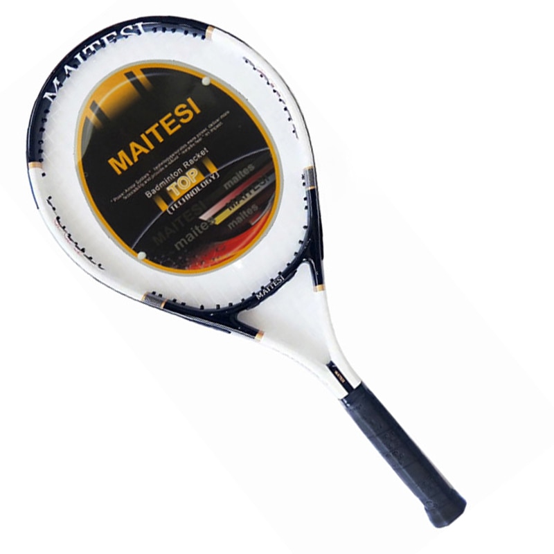 Tennisracket Carbon Tennisrackets Met Tenis Tas Grip Mannen Vrouwen Training Beginners Padel Raqueta Raquete