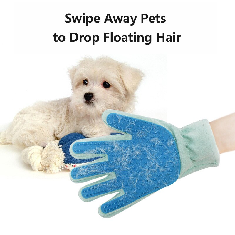 Chien Animal de compagnie toilettage gant Silicone chats brosse peigne desheding cheveux gants chiens bain nettoyage fournitures animaux peignes nettoyage pour animaux de compagnie