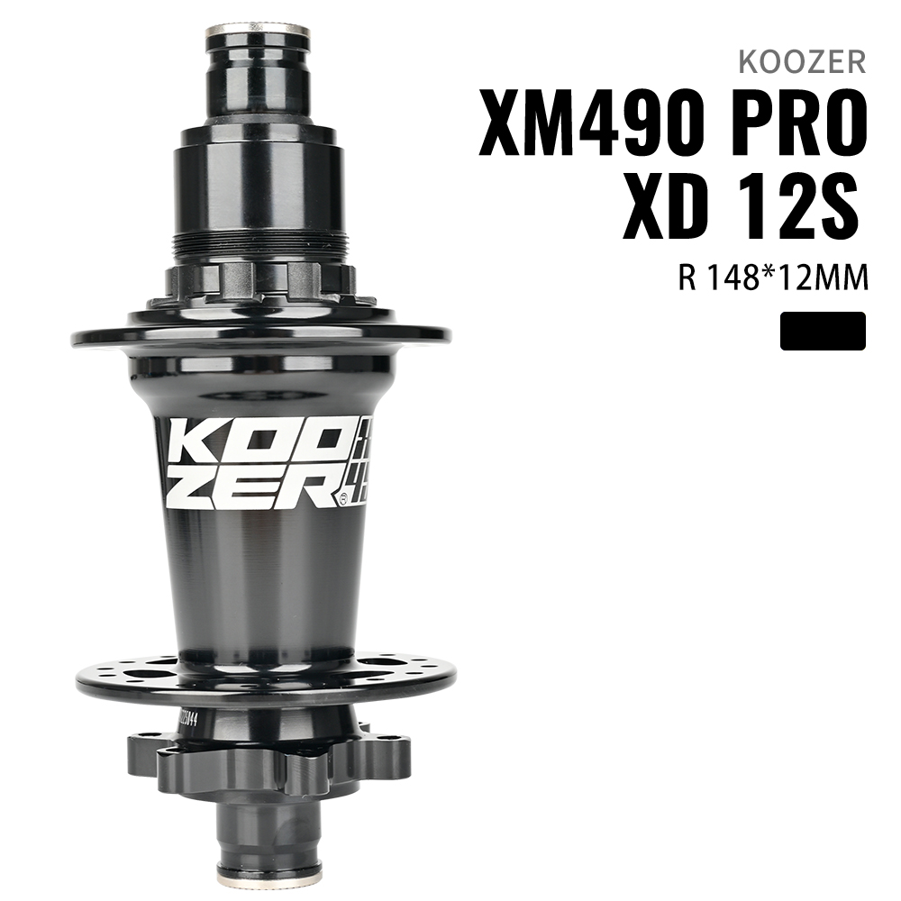 Koozer XM490 PRO Boost 28H 32 Holes MTB Bicycle Hub 15x110 12x148MM TA Thru HG XD MS SX GX NX 10 11s 12s THRU Bike CR-MO Steel: light yellow