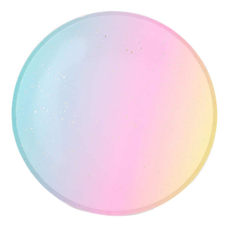 Disposable tableware disposable paper plate table plate 9 inch dish disposable paper plate for afternoon barbecue tea party