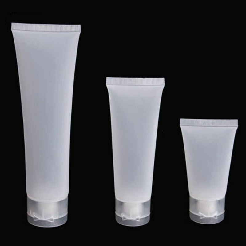 100 Stuks Lege Draagbare Reizen Buizen/Hervulbare Tube 30Ml 50Ml 100Ml Lege Cosmetische Soft Tube Reizen make Container