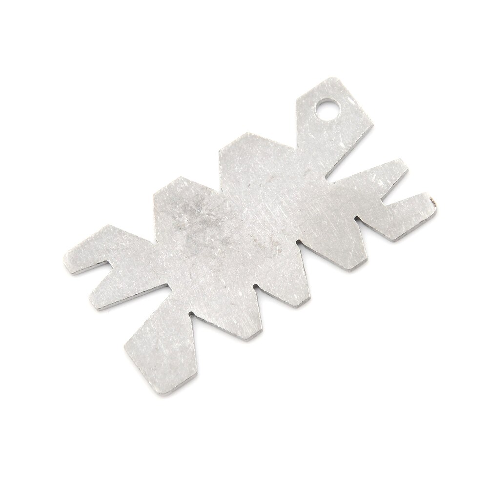 1Pc Sliver Stainless Steel Screw Thread Cutting Angle Gage Gauge Measuring Tool Angle Model