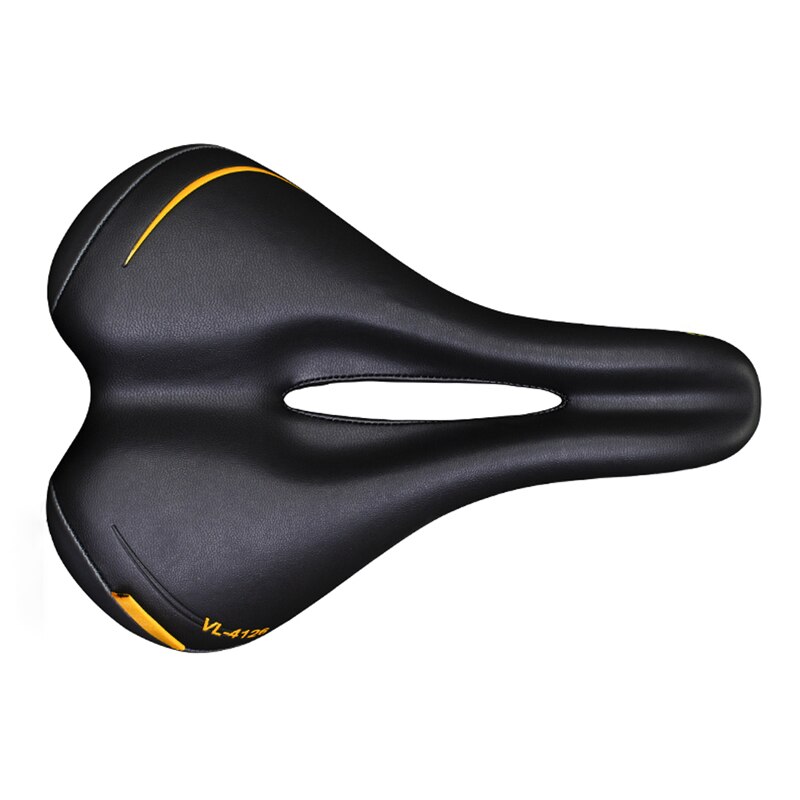 Selle De Vélo Confortable - Siège Rembourré En Cuir PU - Taille 275x140 Mm - Pour VTT, Vélo De Route, Balade