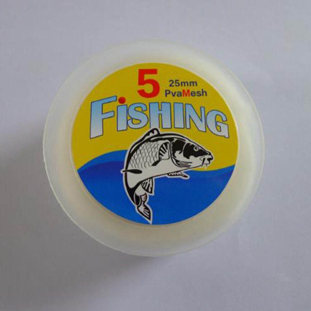 PVA Mesh Soluble Fishing Nets 5M 25mm 37mm Carp Fishing Feeder Trap Bait Bag Nets Soluble In Water To Beat The Nest: 25mm in OPP