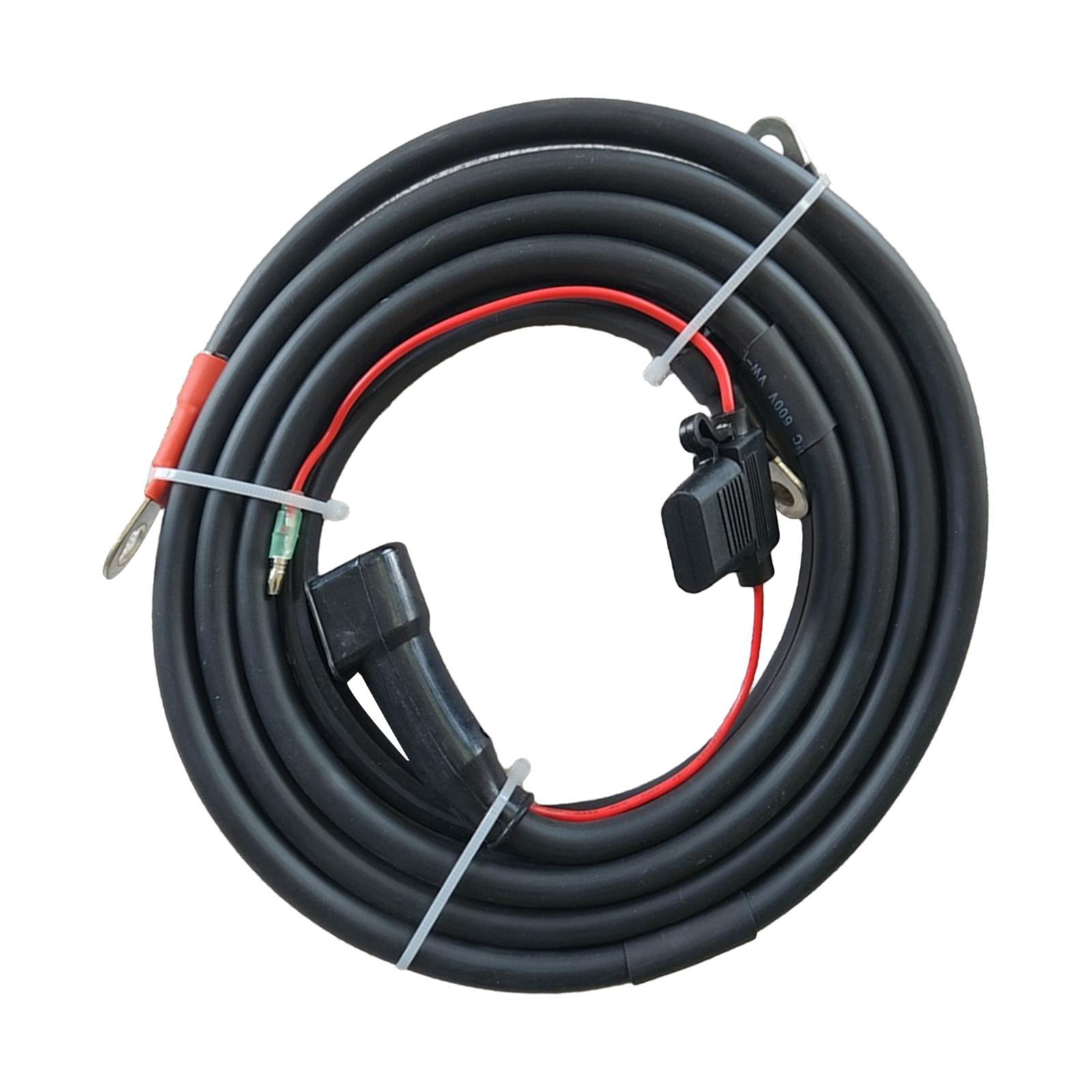 Cablaggio del cavo della batteria al motorino di avviamento per tutti i motori fuoribordo di avviamento elettrico Connettore con accessori per fusibili Alta qualità
