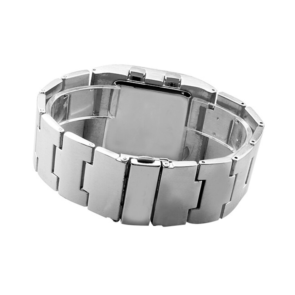 Männer Frauen Outdoor-LED-Display Business Elektronische Casual Tragbare Kühlen Eisen Mann Armband Dekoration Digitale Uhr Fitness