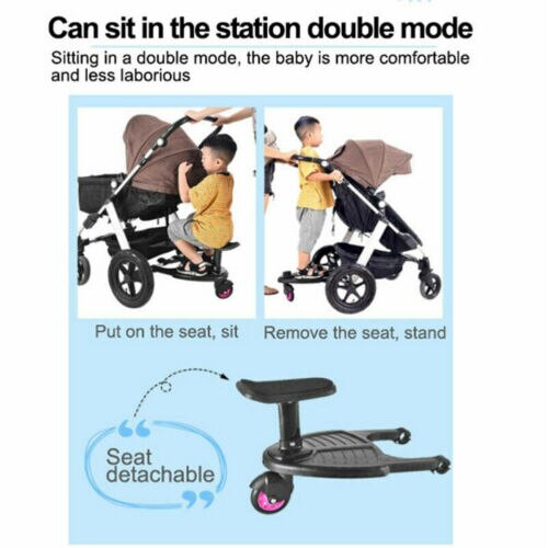 Kinderwagen Stap Board Stoppen Plaat Twins Kinderwagens Accessoire Outdoor Activiteit Board Kinderwagen Babyzitje Staande Plaat