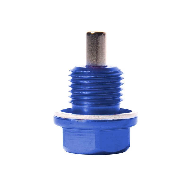 ANODIZED ALUMINUM Magnetische Oil Drain Plug BOLT w/ Washer Engine Oil Pan Screw Car Accessories TXTB1: Blue