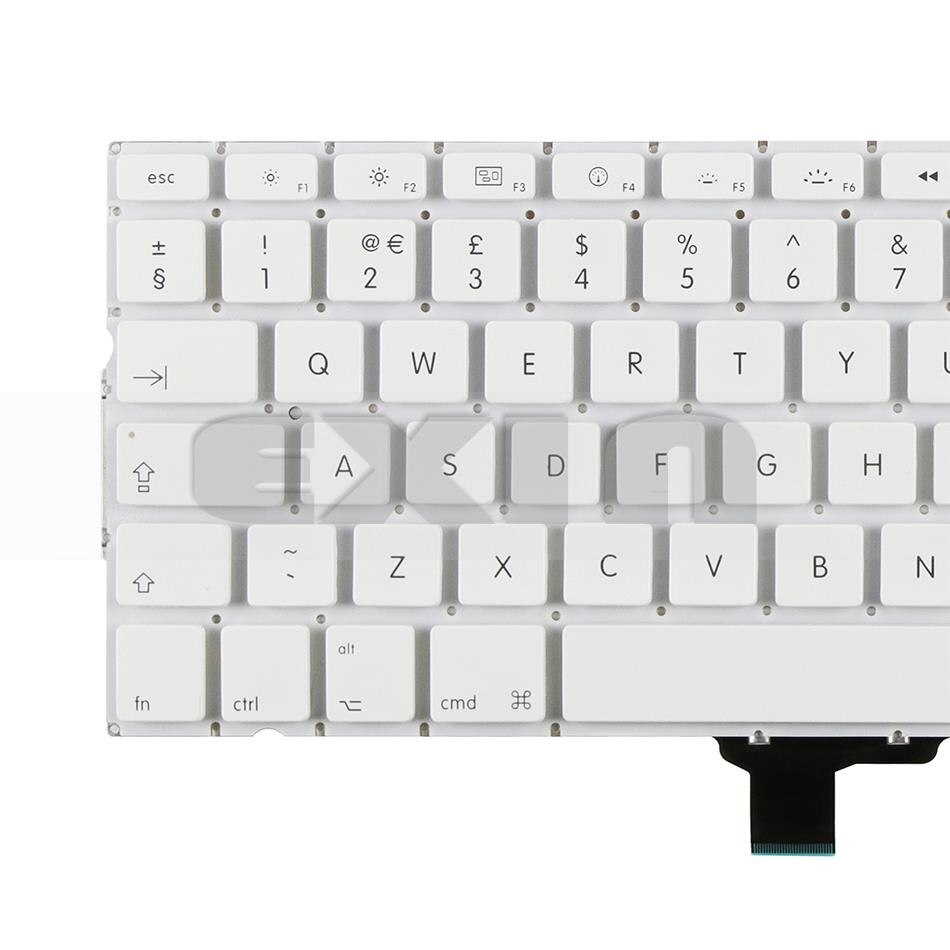 NEUE Laptop Weiß A1342 UK Tastatur für Macbook Profi 13 "Unibody A1342 Tastatur UK Nur ohne Topcase