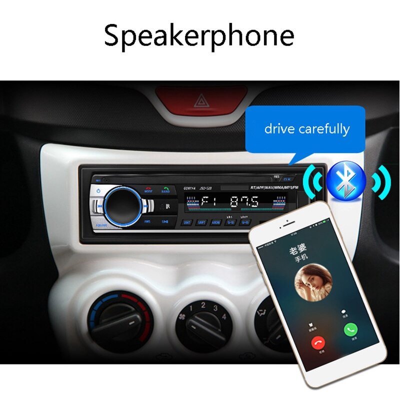 1Din 12V Auto Radio Bluetooth Auto MP3 Speler Usb Aux Fm Auto O Stereo Radio Auto Speler Auto Stereo O