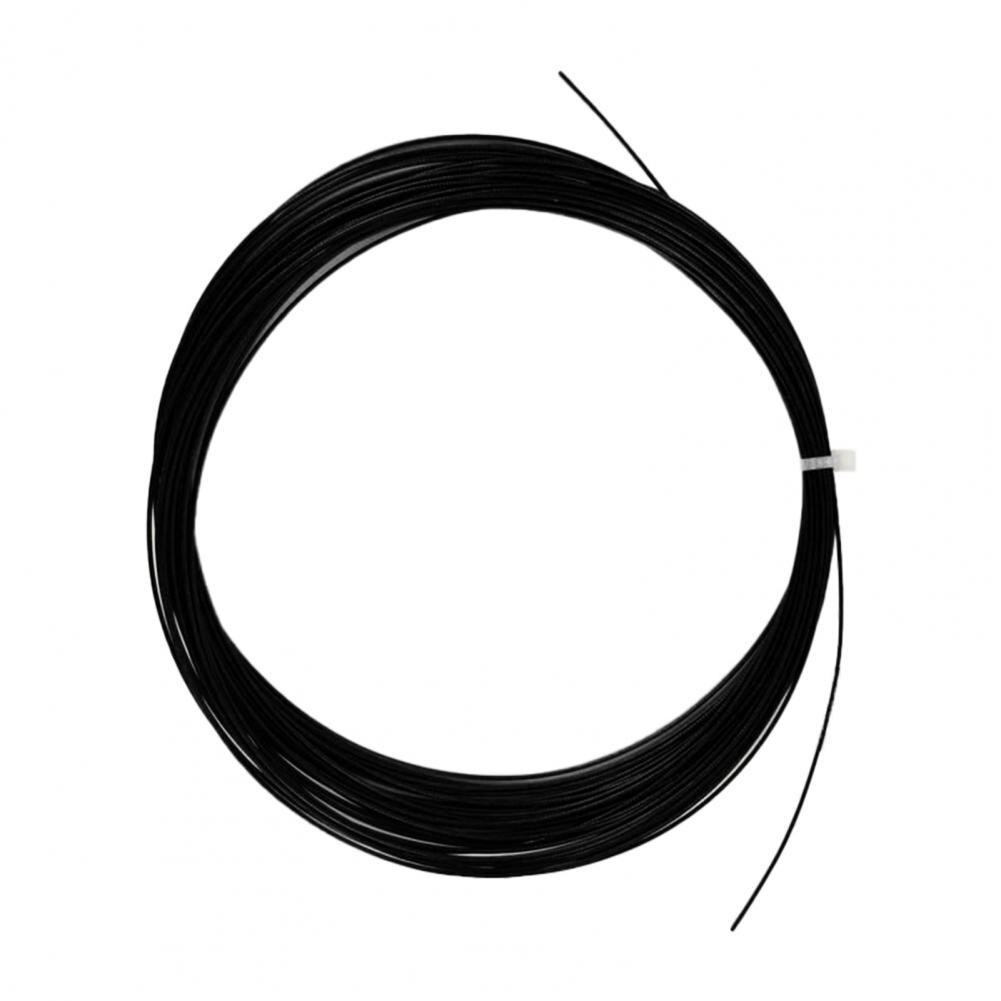 Badminton Line Nylon Badminton String 19-25 LBs Corrosion-resistant Useful Nylon Badminton Racquet String:  Black