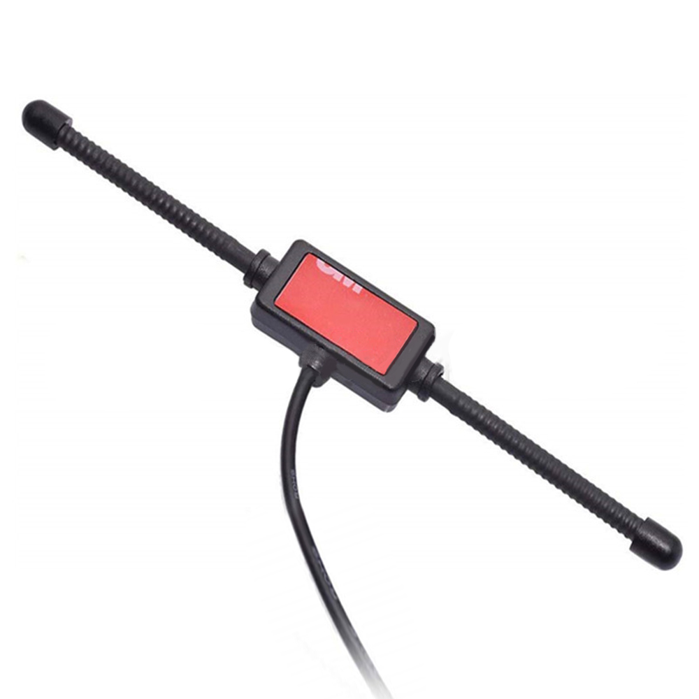 Antena de Radio Universal para parabrisas de coche AM FM, amplificador de señal, Radio oculta, Antena activa para camión, Antena estéreo de 12V B0H2