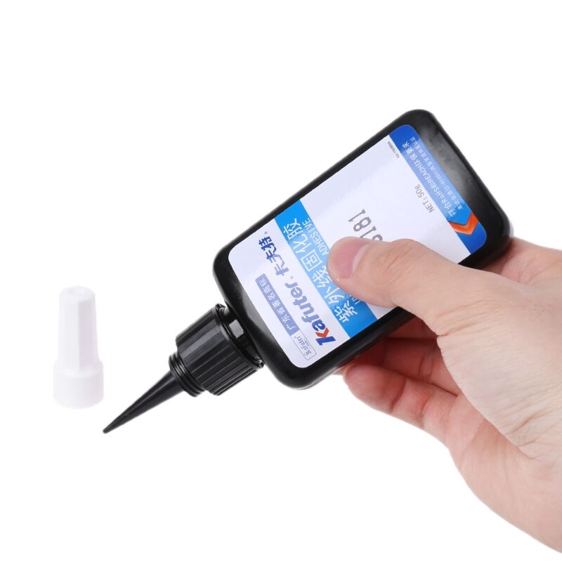 Kafuter K-3181 UV Light Adhesive Strong Bonding For Metal Glass Cure Glue