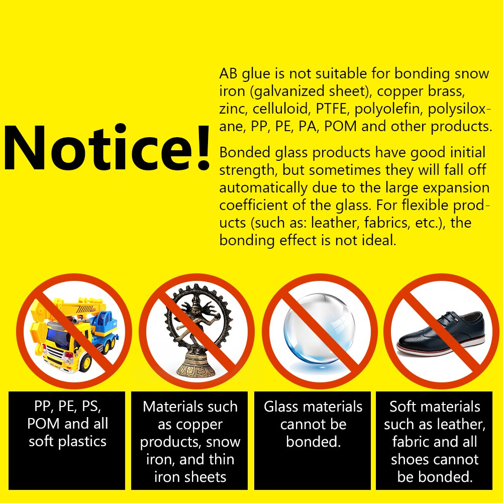 20-80g Quick-Drying AB Glue Strong Adhesion Metal Iron Aluminum Wood Ceramic Tile Super Glue High Temperature Welding Glue 302