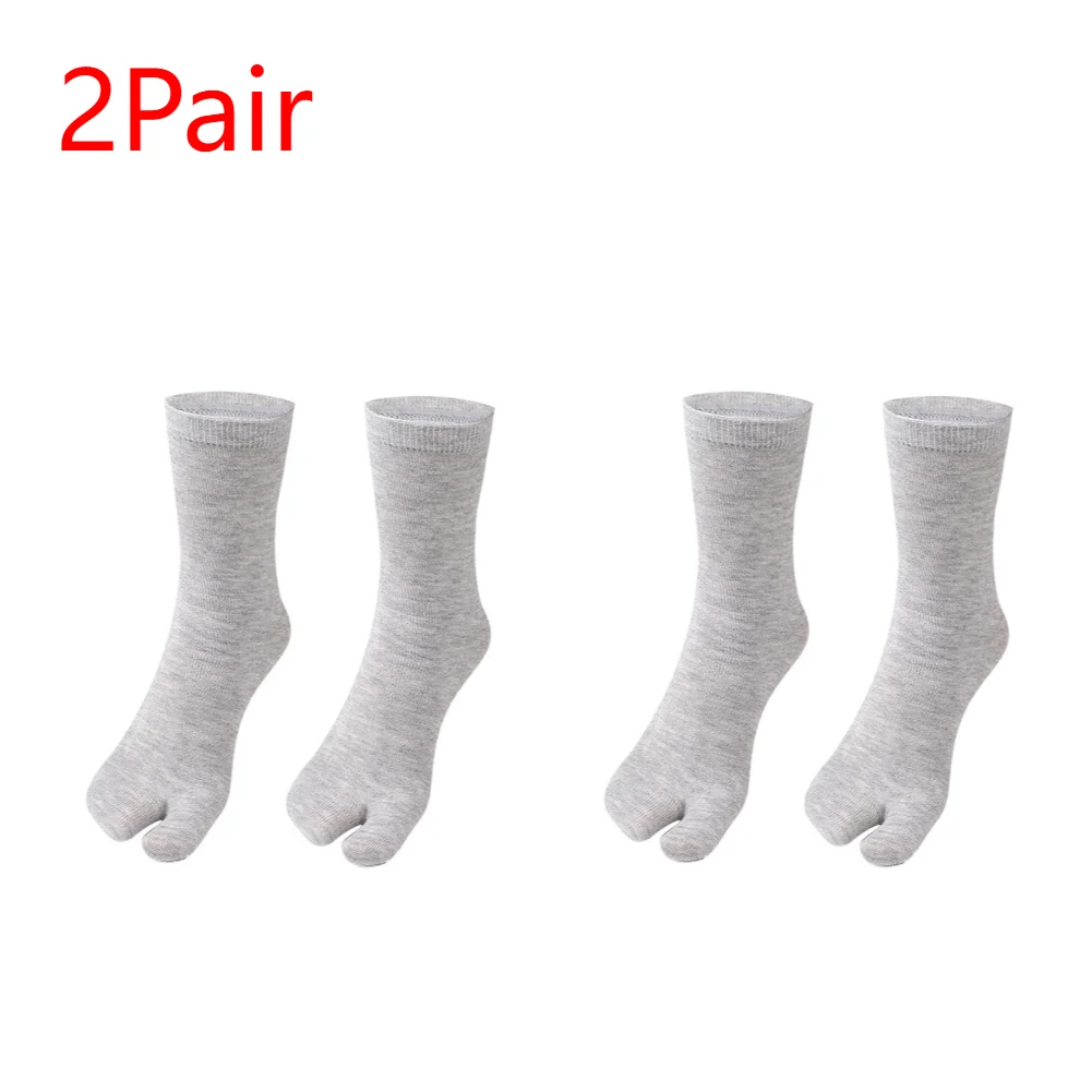 1-5PCS Women/Men Unisex Japanese Kimono Flip Flop Sandal Split Two Toes Sock Tabi Geta Cotton Socks: Lemon yellow