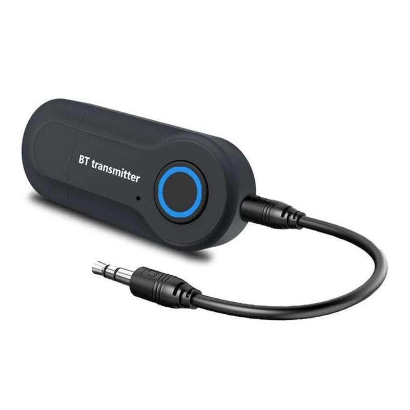 Bluetooth Transmitter 3.5MM Jack Audio Adapter Wireless Bluetooth Stereo Audio Transmitter Adapter For PC TV Headphones: Default Title