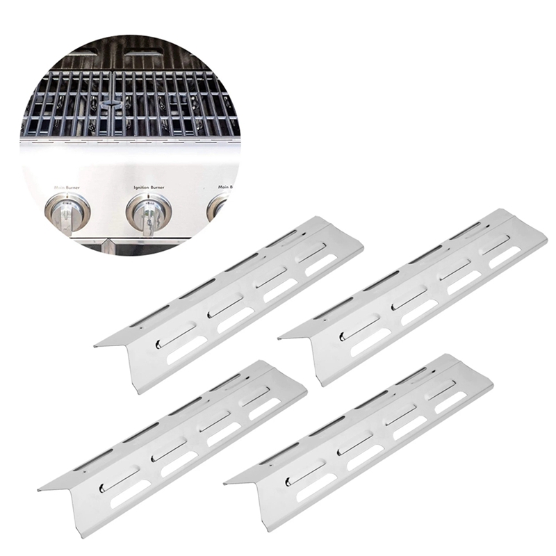 Rvs Barbecue Gas Grill Oven Warmte Plaat Warmte Tenten Deflector Branders Cover Accessoire Camping Tool