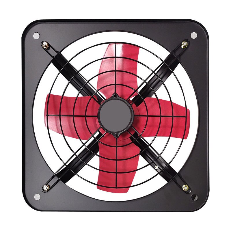 8/10 inch Powerful Industrial Ventilation Extractor Metal Axial Exhaust Commercial Air Cleaning Fan Kitchen Pipe Window Fan: EU / 10inch