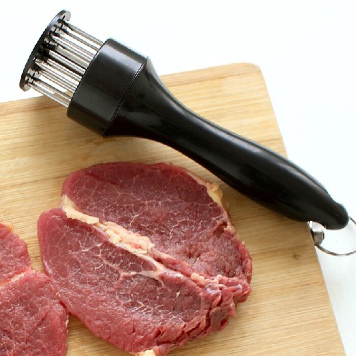 Edelstahl Fleischklopfer Nadel Fleisch Hammer Tenderizer Kochen Werkzeuge Küche Werkzeuge Kochen Backen Zubehör