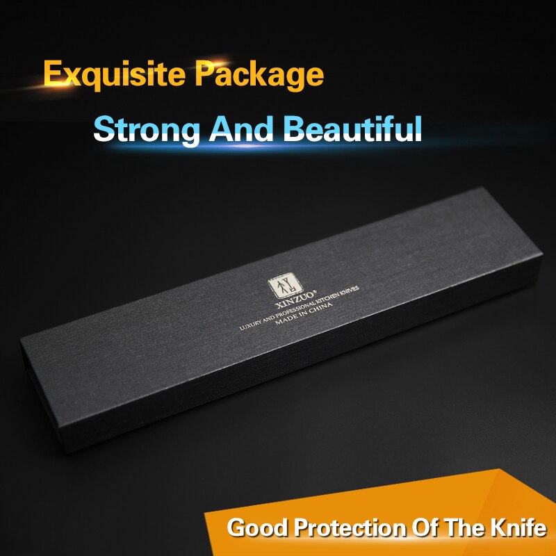 XINZUO 10&#39;&#39; inch Chef Knife High Carbon 3 Layers 440C Forge Kitchen Knives Stainless Steel Meat Knife G10 Handle