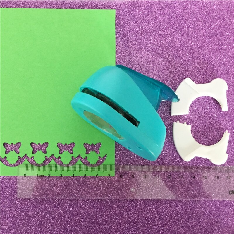 Butterfly Shaped Lever Corner Hole Punch Office School Supplies Paper Detachable Border Punch Home Decorative Garden Festival