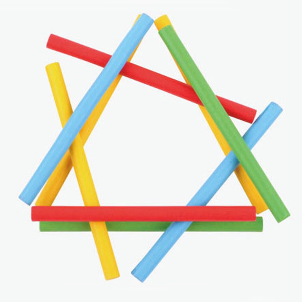 Pre-School Wooden Mathematical Intelligence Stick Early Learning Counting Toy
