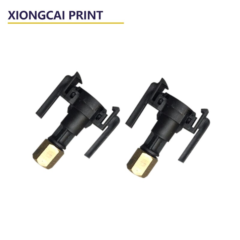 10Pcs Uv Inkt Demper Voor Epson DX5 TX800 Voor Mimaki JV33 JV5 Dumper Met Connector Koperen Moer Compatibel Solvent DX5 Inkt Demper