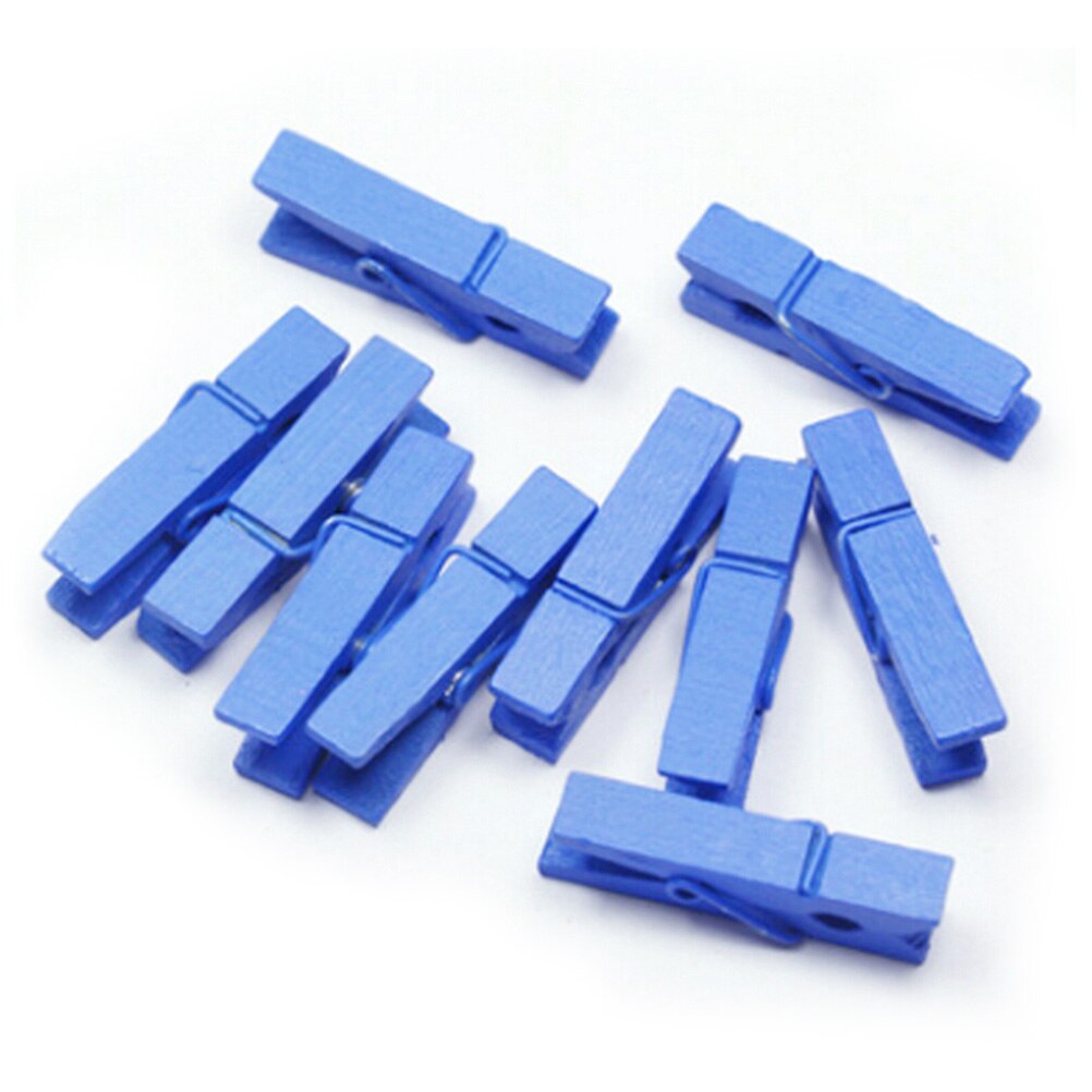 20Pcs Kleine Mine Size 35Mm Mini Natuurlijke Houten Clips Voor Foto Clips Wasknijper Craft Decoratie Clips Pinnen