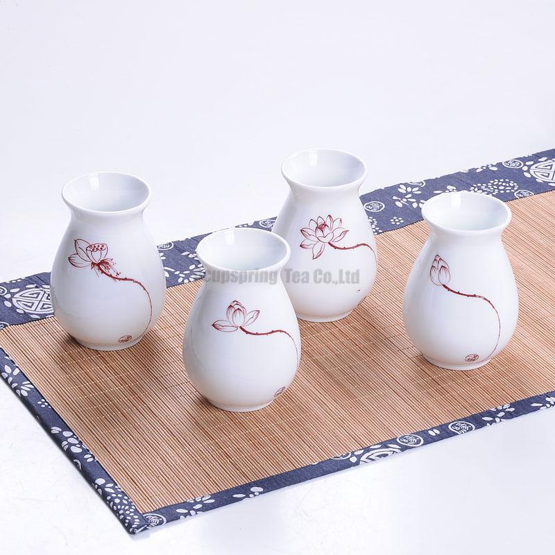 6pcs porcelain and Bamboo Tea Tools,Six things/Tea Caddy/Strainer/Clamp/Spoon/Tea Stick/Needle,Tea ceremony gentleman/Treasures