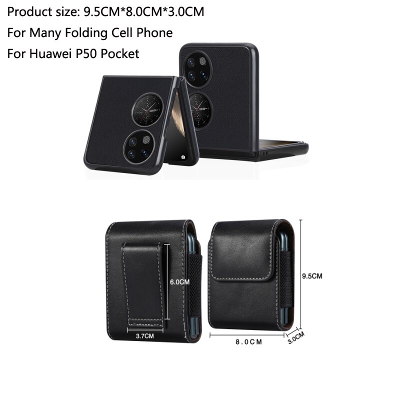 Deri telefon kılıfı için HUAWEI P50 cep kemer klipsi kılıf bez telefon kılıfı için Huawei P50 cep bel çantası