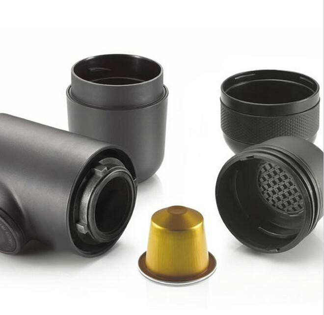 Manual Coffee Maker Hand Pressure Portable capsules coffee machine for Nespresso Capsules