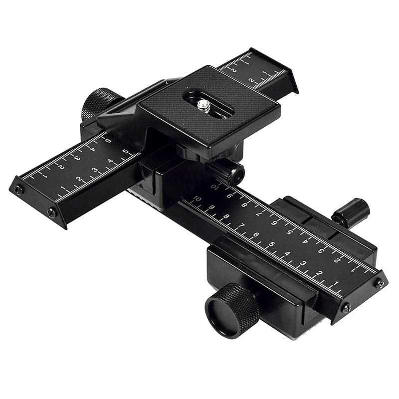 Schieten 4 Way Macro Focusing Rail Slider Voor Close-Up Opnamen Voor Canon Pentax Nikon Olympus Samsung En Andere digitale Cam