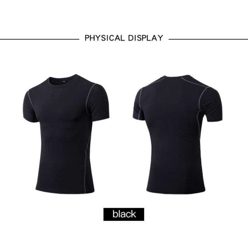 Newest Running T Shirt Quick Dry Fitness Shirt Training Exercise Clothes Gym Sports Tops Breathable Sport Vest