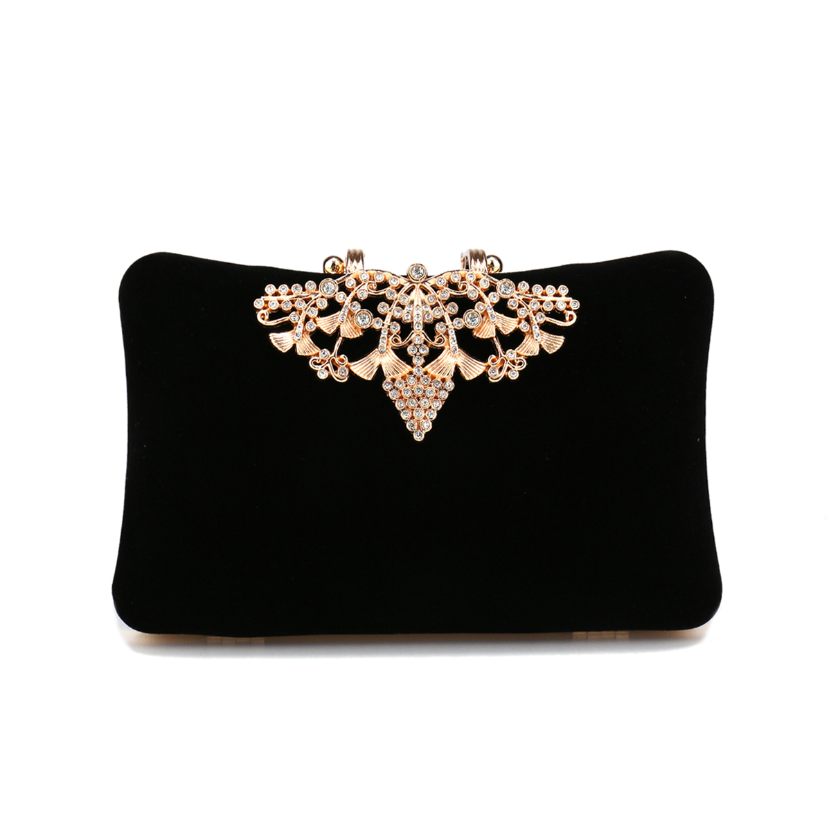 Gouden metalen ketting clutch diamanten lovertjes avondtassen glanzende casual glitter dameshandtassen zilveren clutch: green