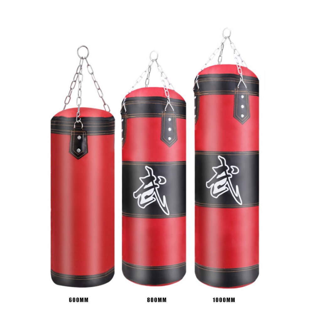Boxing Punching Bag Set Training Fitness Hanging Kick Sandbag Adults Gym Exercise Muay Thai Empty-Heavy Boxing Bag