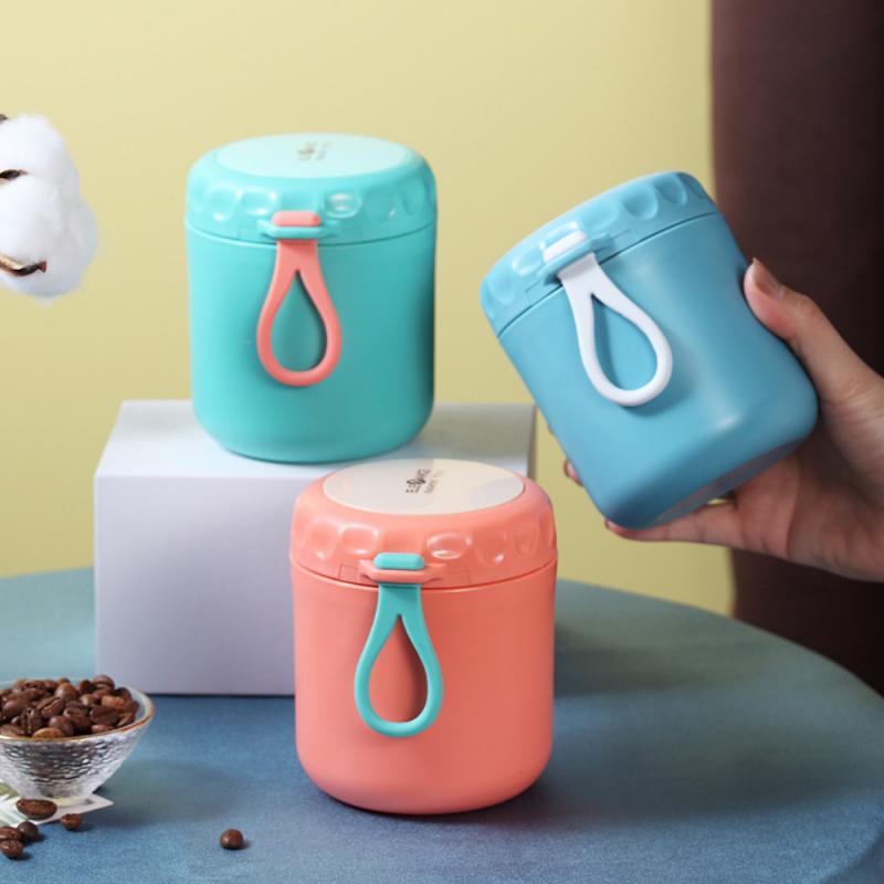 1Pcs 304 Roestvrij Staal Voedsel Thermische Jar Geïsoleerde Soep Thermos Containers Rvs Lunchbox Drinkbeker Lunchbox