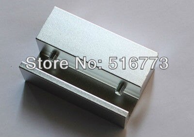 XJQ Aluminium Bracket for Bolt lock, Suitable for frameless glass door Access Control system electric lock brakcet GB-B70