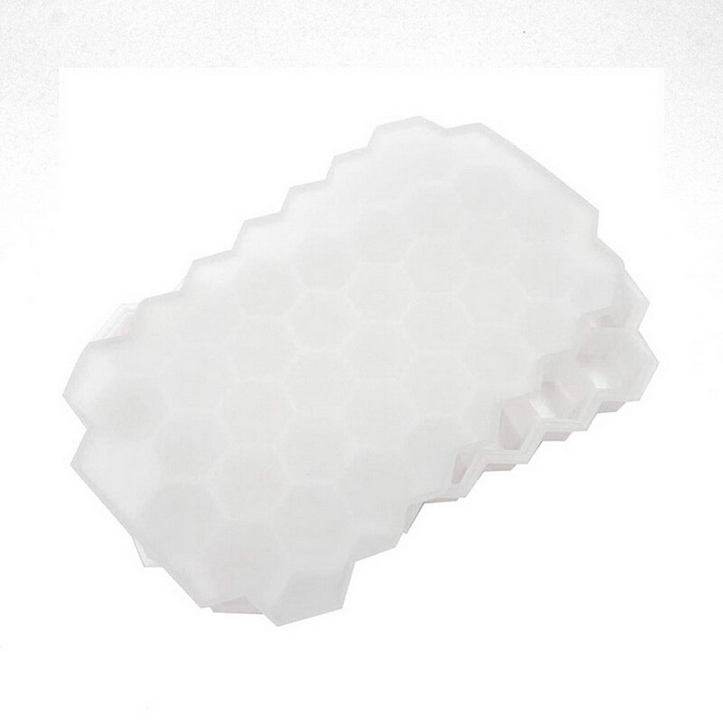 37 Cavity Ice Cube Tray Honeycomb Ice Cube Mold Food Grade Flexible Silicone Ice Molds for Whiskey Cocktail: D
