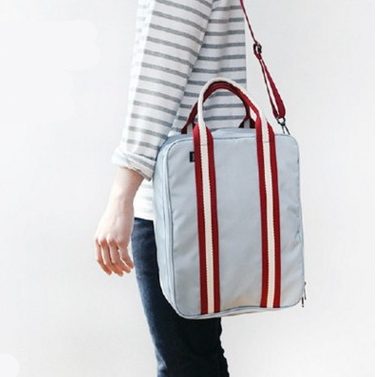 RUPUTIN Mannen Kleine Reistassen Opvouwbare Koffer Weekend Bag Vrouwelijke Verpakking Cubes Tote Bagage Organizer Collatie Pouch: Blue
